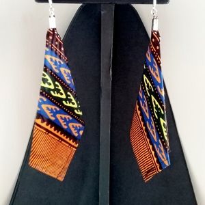 ■ 3/10 Wax Fabric Earrings for Women